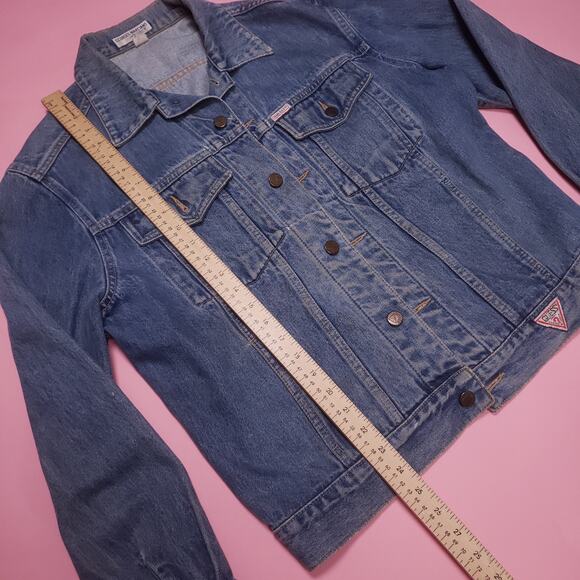 Vtg Georges Marciano for Guess denim jacket - Picture 5 of 6